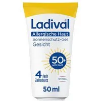 Ladival Sonnenschutzgel Allergische Haut Sonnenschutz-Gel Gesicht, Sonnencreme, mit LSF 50+ für allergische Haut