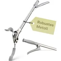 Praknu Greifzange Greifzange aus Metall - Robuster Greifer für Müll - 95cm lang, Kein Set 1-tlg., Ergonomischer Griff – kein Bücken nötig – leicht & stabil