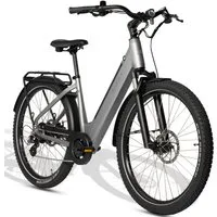 SAXXX E-Bike Cityrad Damen Herren 28x2,35", SAXXX SUV, 468 Wh, 120 km, 95 % vormontiert, 7 Gang SHIMANO Altus Schaltwerk, Kettenschaltung, Hinterradmotor, 468 Wh, (mit Tiefeinstieg, mit Gepacktrager, abnehmbarer Akku), 250W Heckmotor, Pedelec E-Cityb