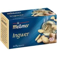 Meßmer Tee, Meßmer Ingwer Tee kuvertiert würzigscharf belebend Genuss 40g