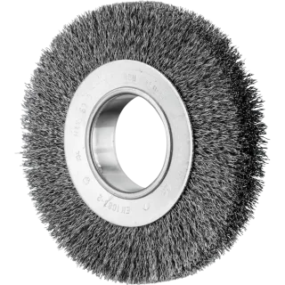 PFERD TOOLS POS Rundbürste breit ungezopft RBU Stahl-Draht Schleifbock - 43701209
