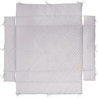 roba® Laufgittereinlage roba Style für Laufgitter 75 x 100 & 100 x 100 cm, Gesteppte Einlage mit Seitenpolsterung - Universal