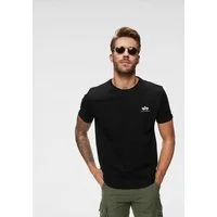 Alpha Industries Rundhalsshirt BASIC T SMALL LOGO Baumwolle, regular fit