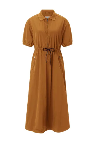 Rich & Royal - Midi Dress with Details cinnamon - Gr. - 40