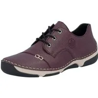 Rieker Sneaker Schnürschuh, Halbschuh, Freizeitsneaker mit Label