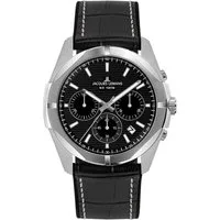 Jacques Lemans Chronograph Monte Carlo 1-2180A, Quarzuhr, Armbanduhr, Herrenuhr, Datum, Lederarmband