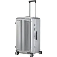 Samsonite Hartschalen-Trolley LITE-BOX ALU TRUNK, verschiedene Größen und Farben, 4 Rollen, mit stabilem Aluminium-Gehäuse, mit verstärkten Ecken