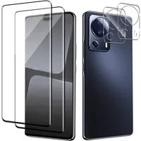 MSM Displayschutzglas 2X Schutzglas (Display + Kamera) für Xiaomi 13 Lite 5G Panzerfolie