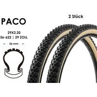 Paco Fahrradreifen 2 Stück 29 Zoll Paco Tires MTB Fahrrad Reifen