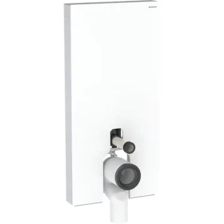 Geberit Monolith Sanitärmodul für Stand-WC 101 cm Glas weiß, 131003SI5 131003SI5