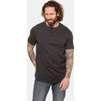 JP1880 T-Shirt Henley Basic Knopfleiste Halbarm