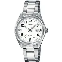 CASIO TIMELESS COLLECTION Quarzuhr LTP-1302PD-7BVEG, Armbanduhr, Damenuhr, analog, Datum, Edelstahlarmband