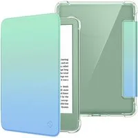 Fintie E-Reader-Hülle für 6" Kindle (11. Generation)–2024/2022, Clear Weich TPU Schutzhülle, mit Auto Sleep/Wake für 6 Zoll Kindle Basic 2024