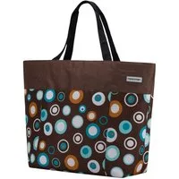anndora XL-Strandtasche Schultertasche Freizeittasche 40 Liter, Geräumig – Stabil – Mit Reißverschluss – Innen- & Außenfach
