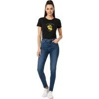 Banco T-Shirt Damen Zitrone Shirt Print (Einzelteil) Hochwertiger, langlebiger Frontprint mit botanischem Motiv