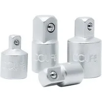 CCLIFE Bit- und Steckschlüsselset 4tlg Steckschlüssel Adapter Set Stecknuss Satz für Ratschen Knarren, 4-St.