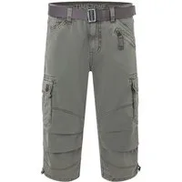 TIMEZONE Cargoshorts 3/4 Cargo loose fit Mid Waist Pants Loose MilesTZ 3/4 Cargo incl. Belt