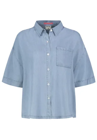 Authentic Style - RE9CIGt1cnphcm0gQmx1c2UgQmFzaWMvVU5J middle blue denim - Gr. - XL