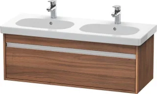 Duravit Ketho Waschtischunterbau wandhängend Nussbaum Matt 1150x455x410 mm - KT666907979 KT666907979
