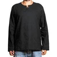 PANASIAM Langarmhemd Fischerhemd T01 aus hochwertiger Baumwolle für Herren Relaxed-Passform Freizeithemd bis Gr. XXL Fisherman Shirt longsleeve