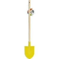 Outdoor active Spitzschaufel aus Metall mit Holzstiel, Länge 68 cm edelstahl