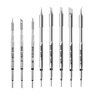 C210 C245 Soldering Iron Tips for JBC Sugon Aifen Aixun Stations Red Copper Stainless Steel Quick Heating Easy Installat