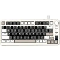 ATTACK SHARK X85PRO Mechanische Tastatur mit drei Modi,TFT-Bildschirm Gaming-Tastatur (75 % CNC-Knopf, 5-lagige Polsterung, Hot-Swap-Linearschalter, RGB)