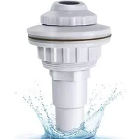 FELIXLEO Pool-Einlaufdüse Pool Einlaufduese Verstellbar 32mm 38mm mit Schwenkkopf, 1-St.
