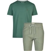 Phil & Co. Shorty Cool Comfort (Set, 2 tlg., 2-teilig) Herren Schlafanzug Pyjama kurz Hmewear Loungewear Baumwolle Kurzarm