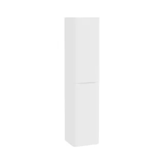 VitrA New Integra Round Hochschrank mit 2 Türen 40 x 37 x 180 cm (BxTxH) Weiß Matt,80001 80001