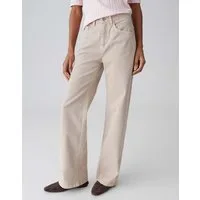 OPUS Weite Jeans MIVA SOFT Wide Leg Jeans aus Dry Indigo® 5-Pocket-Design, Abnäher vorne für legere Passform
