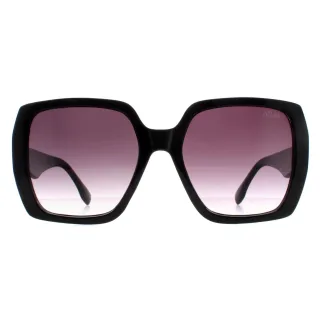 Atum Zouk C1 glÃ¤nzende schwarze rauchgraue Sonnenbrille mit Farbverlauf