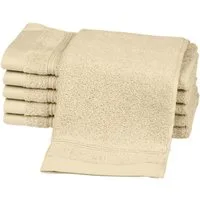 ROSS Gästehandtücher Rubin, Frottier (Packung, 6-St), 100% Baumwolle