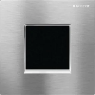 Geberit Abdeckplatte Typ 30 zu UR-Strg. Cr gebürstet/glanzchrom/Cr gebürstet, 243271KX1 243271KX1