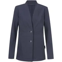 GREIFF Jackenblazer Greiff FLOW Damen Business Blazer V-Neck Regular Stretch Marine