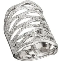 JOBO Silberring, breit 925 Silber