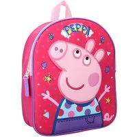 Vadobag Kinderrucksack Kinderrucksack 3D 9 Liter Peppa Friends (1-tlg), Kindermotiv