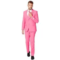 Opposuits Anzug Mr.Pink Kostüm Partyanzug - Faschingskostüm Herren Ausgefallene Anzüge für coole Männer