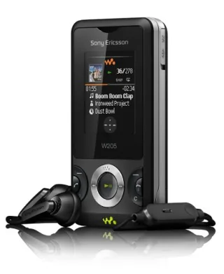 Sony Ericsson W205 ambient black