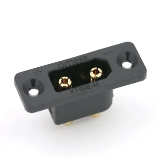 5 PCS Amass XT90E-M XT90 Male Connector Plug with Fixing Mounting Hole