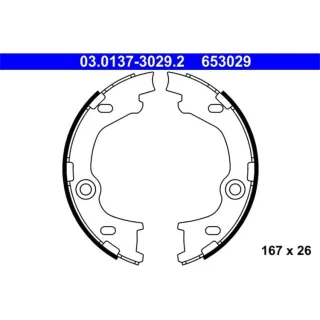 ATE Bremsbacken hinten Hyundai I30 Ix35 Kia Ceed Pro