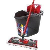 Vileda Wischmopp Vileda UltraMax 2 in 1 Komplett-Set inkl. Eimer