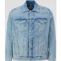 s.Oliver Funktionsjacke Indoor-Jacke Jeansjacke mit Waschung