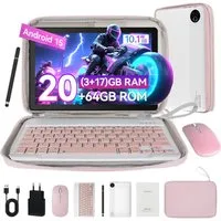 BUFO 10 Zoll 64 GB 1280x800 IPS Maus Tastatur Handschrift Stift Set Tablet (10", 64 GB, Android, WiFi, Dual-Kamera)