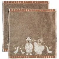 Next Handtuch 2er-Set Waschlappen, Bertie Bear, (2-St)