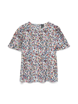 VERO MODA - VMSIENA SS TOP WVN Night Sky - Gr. - XL