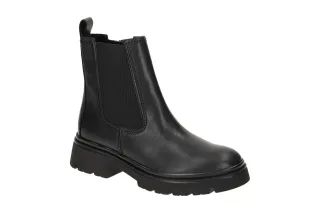 Gabor 71.850 Damen Stiefeletten Schwarz - elegante Ankle-Boots Chelsea-Stil