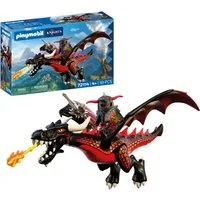 Playmobil® Schwarzer Drache (72114), Knights Konstruktions-Spielset, (18 St), Made in Europe
