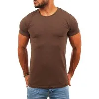 Young & Rich T-Shirt Herren Uni Basic rundhals Ausschnitt Unterziehshirt 1701 Rundhalsauschnitt unifarben kurzarm regular fit