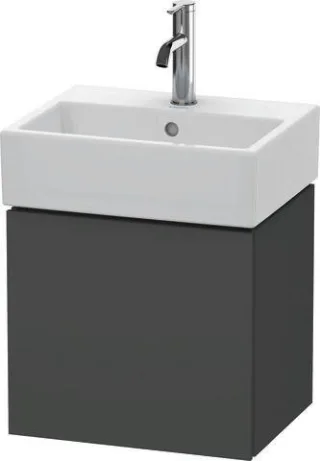 Duravit L-Cube Waschtischunterbau wandhängend Graphit Matt 434x341x400 mm - LC6245R4949 LC6245R4949